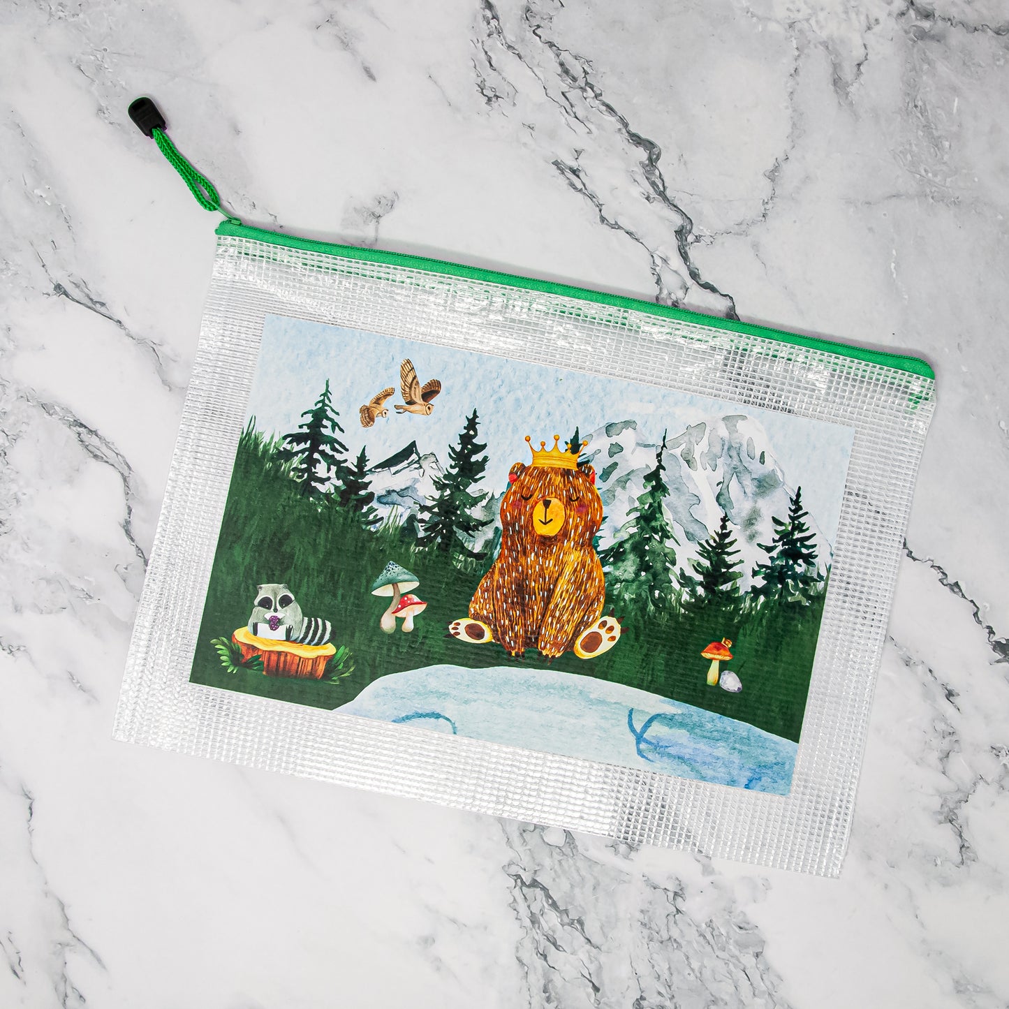A Beary Nice Day Indeed Clear Organizer Bag