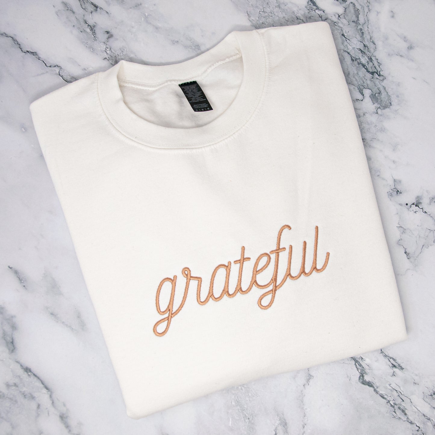 JCL Embroidered Grateful Crewneck Sweatshirt