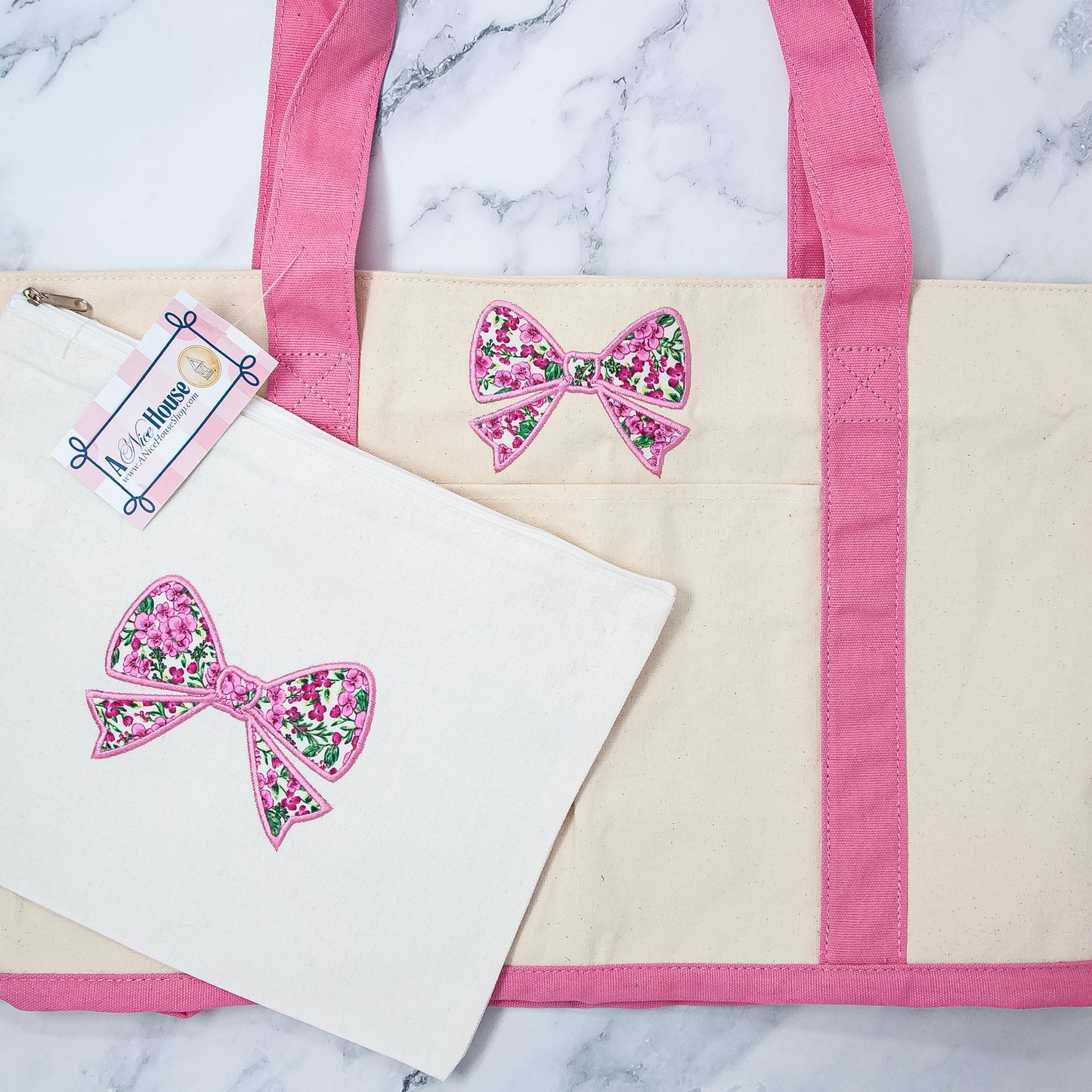 Sweet Things Personalized Tote + Organizer Set