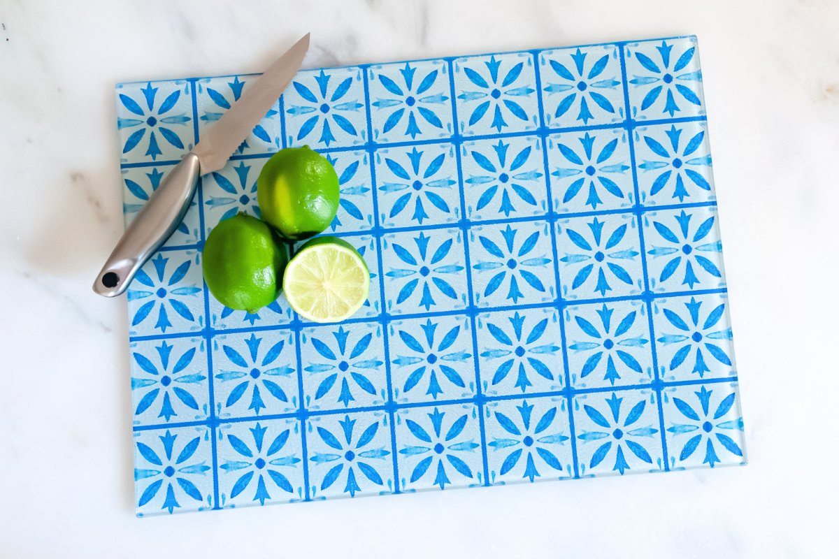 Blue + White, Always Right (Cutting + Serving Board)