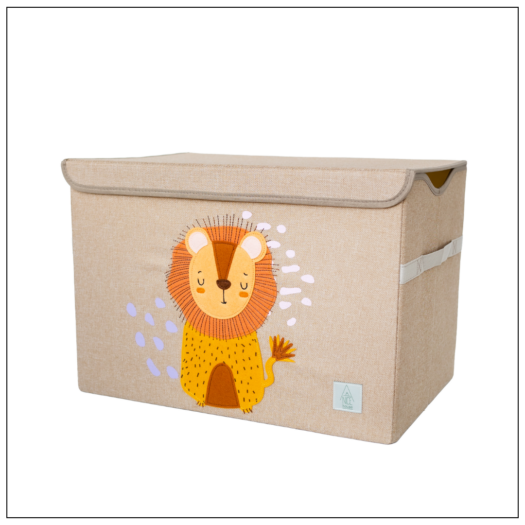 Collapsible toy box best sale with lid