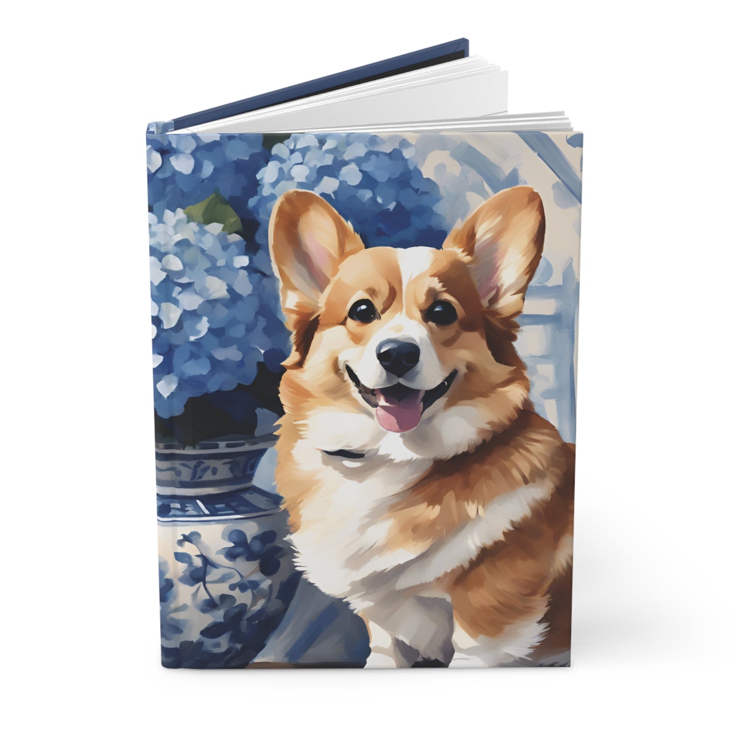 Corgi and Chinoiserie Notebook