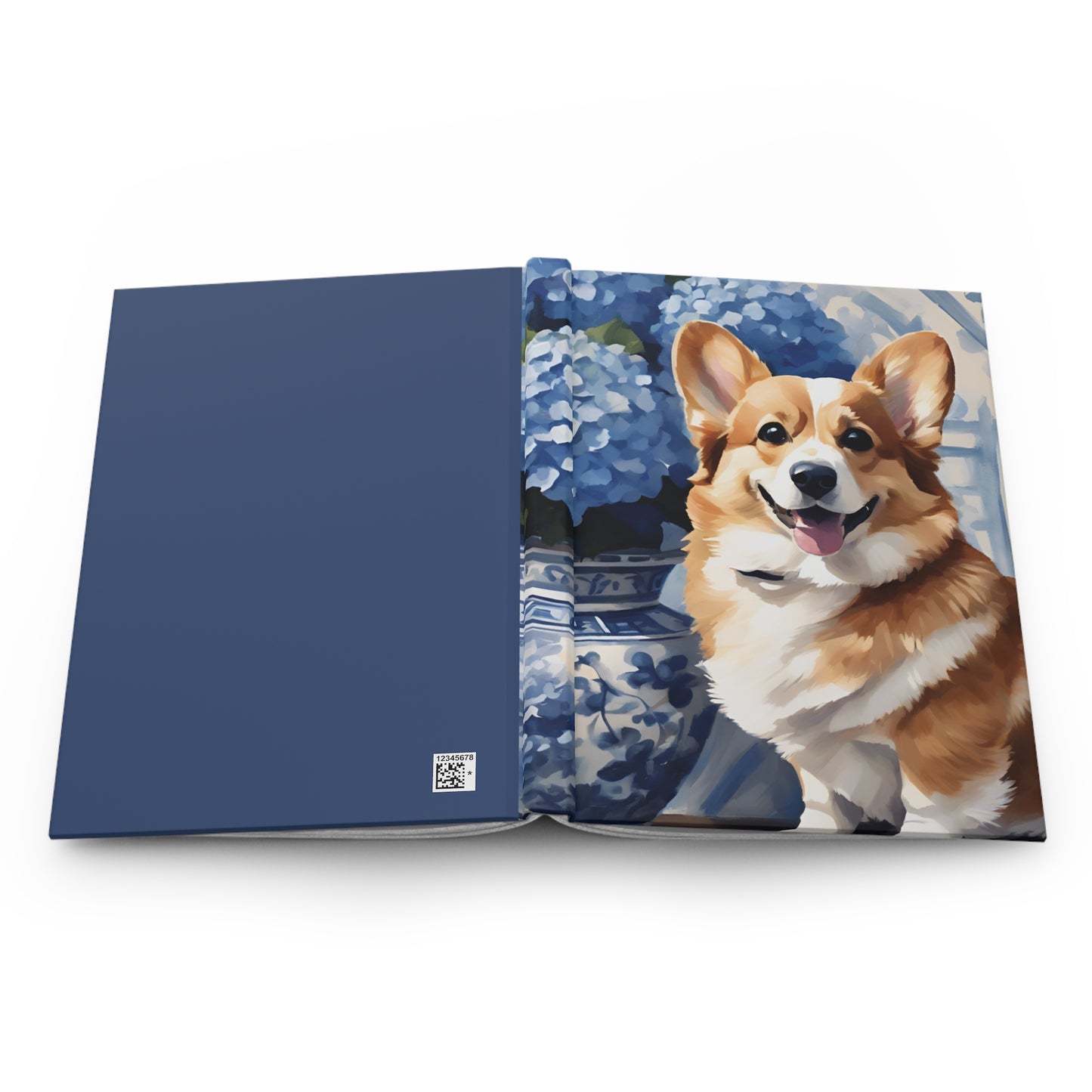 Corgi and Chinoiserie Notebook