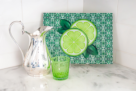Lime on Green (Cutting + Serving Board)