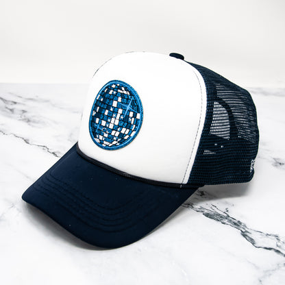 Disco Trucker Hat (Blue)