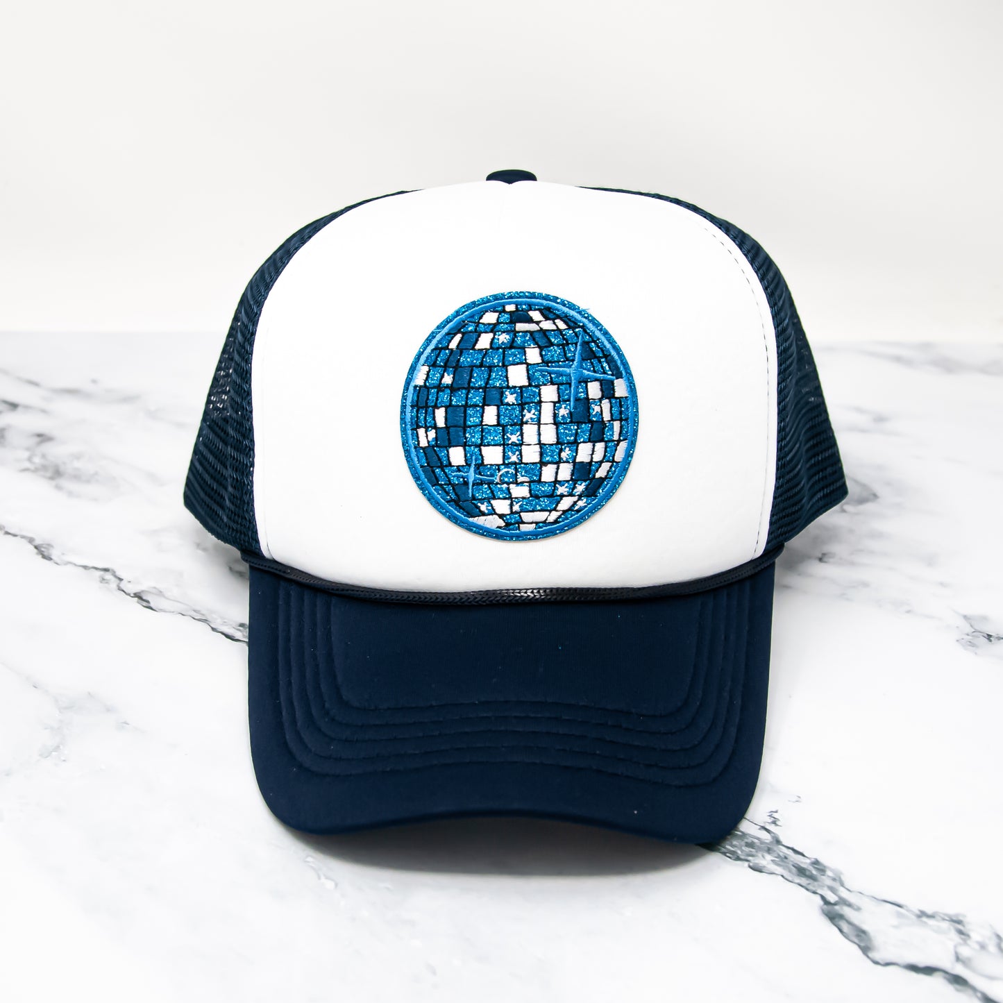 Disco Trucker Hat (Blue)