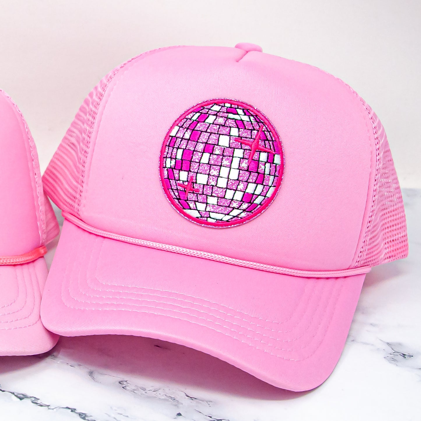 Disco Trucker Hat (Pink)