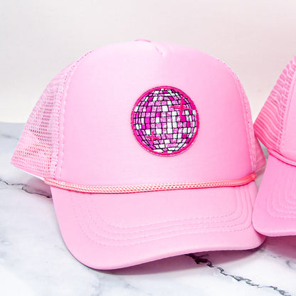 Disco Trucker Hat (Pink)