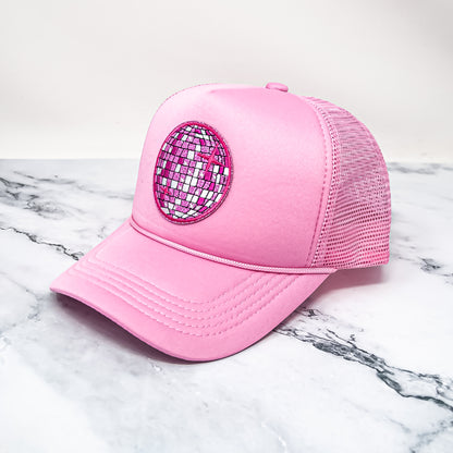 Disco Trucker Hat (Pink)