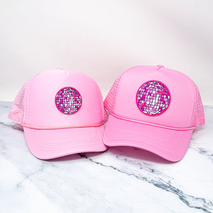 Disco Trucker Hat (Pink)