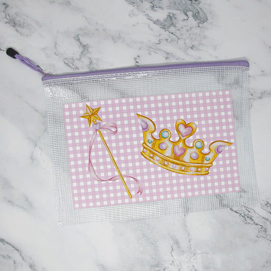 Princess Dear Extra Large Clear Organizer Pouch