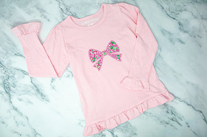 Sweet Things Baby + Kid's Ruffle Shirt (Applique, Long-Sleeved)