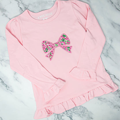 Sweet Things Baby + Kid's Ruffle Shirt (Applique, Long-Sleeved)