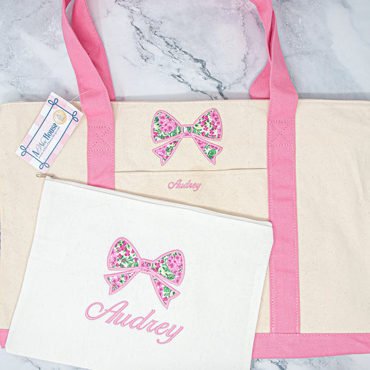 Sweet Things Personalized Tote + Organizer Set