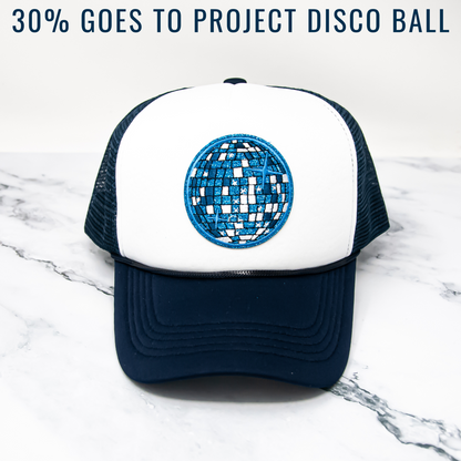 Disco Trucker Hat (Blue)