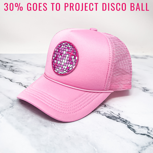 Disco Trucker Hat (Pink)