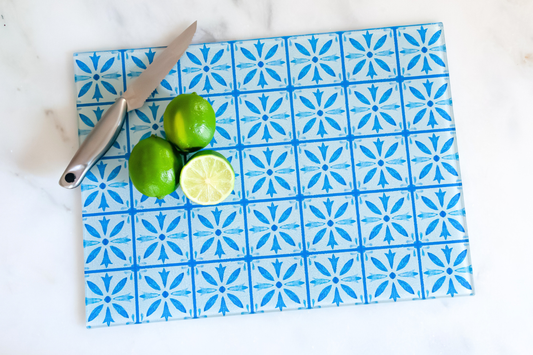 Blue + White, Always Right (Cutting + Serving Board)
