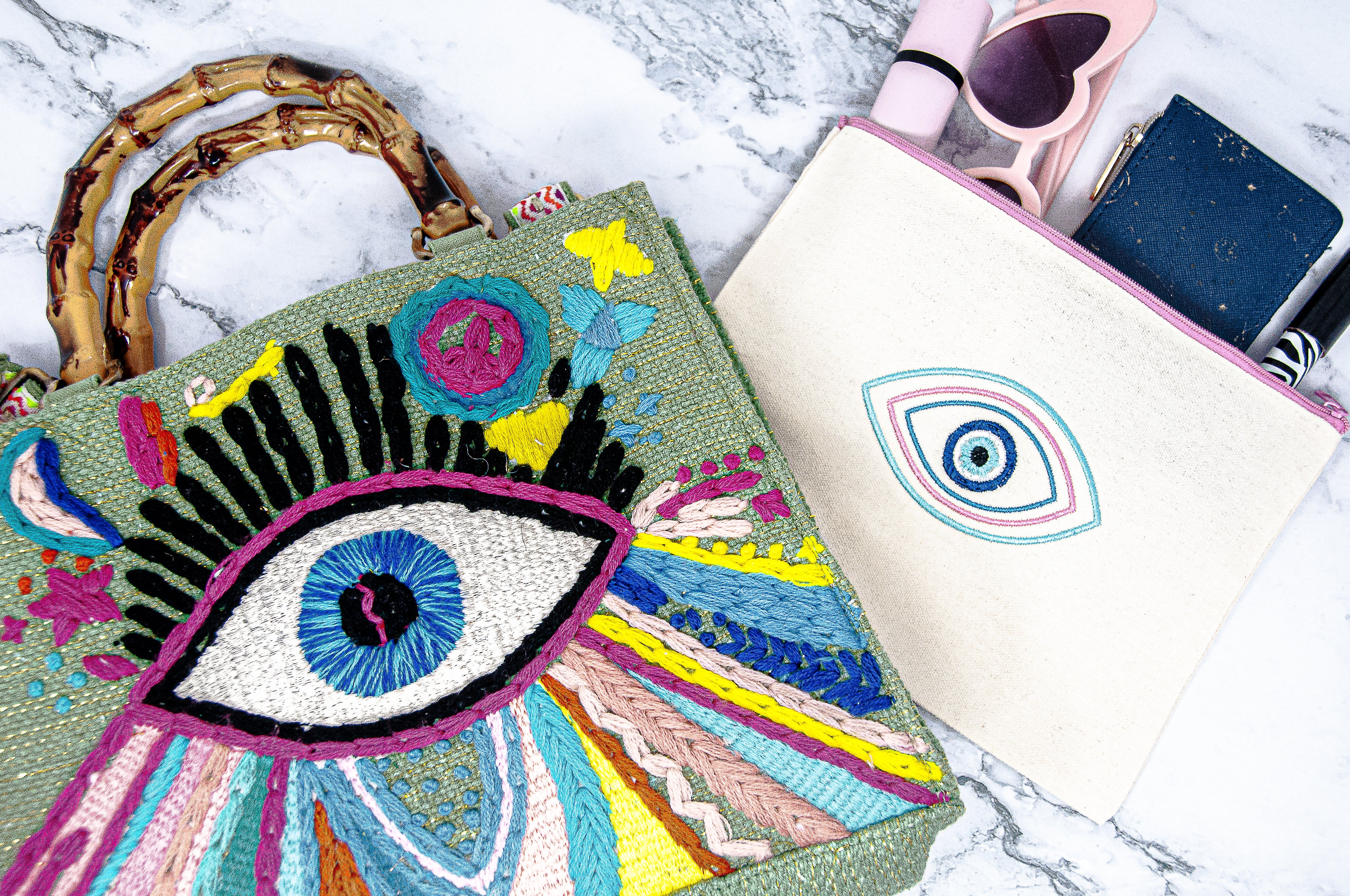 Evil eye shops purse